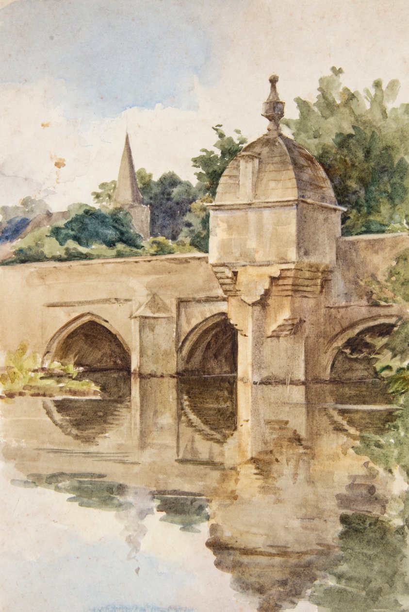 The Town Bridge, Bradford-on-Avon by Walter Frederick Roofe Tyndale