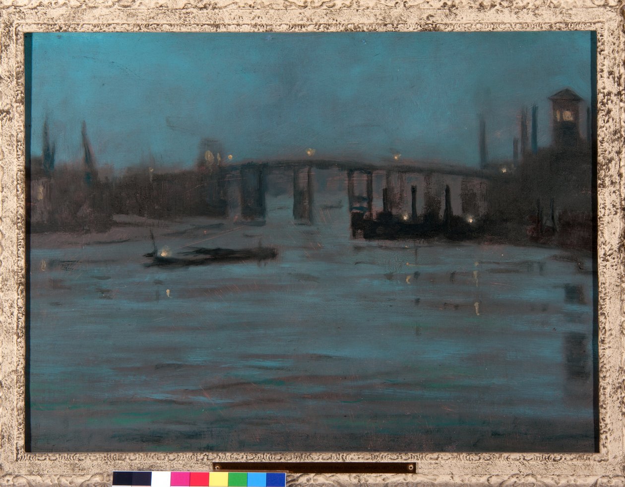 Nocturne, Battersea Old Bridge, London by Walter Greaves