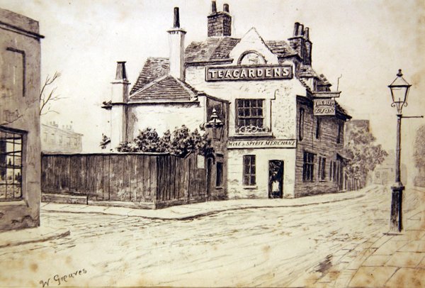 The Black Lion, Old Church Street, Chelsea by Walter Greaves