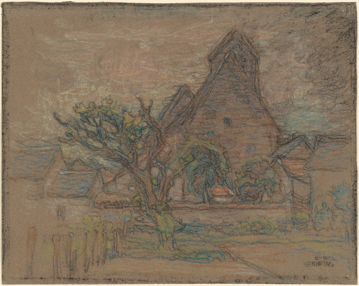 In a French Village by Walter Griffin