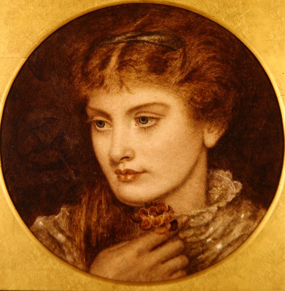 Portrait of Emily Knewstub by Walter John Knewstub