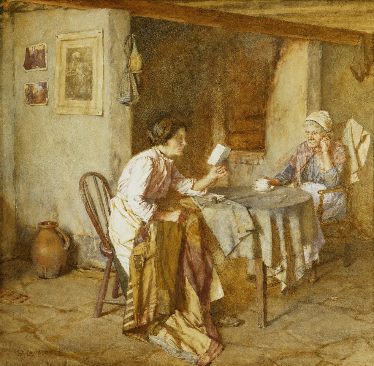 The Letter by Walter Langley