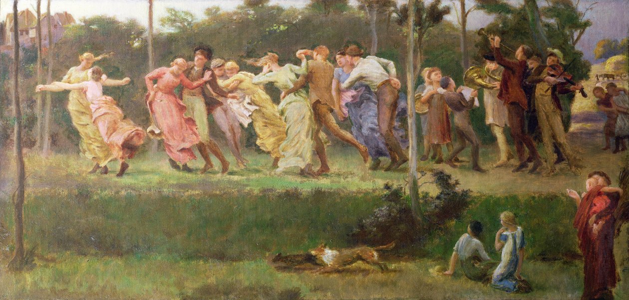A Harvest Dance, 1904 by Walter Mclaren