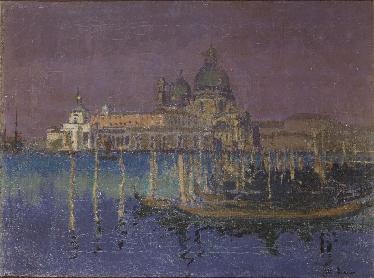 Nocturne: The Dogana and Santa Maria della Salute, Venice by Walter Richard Sickert