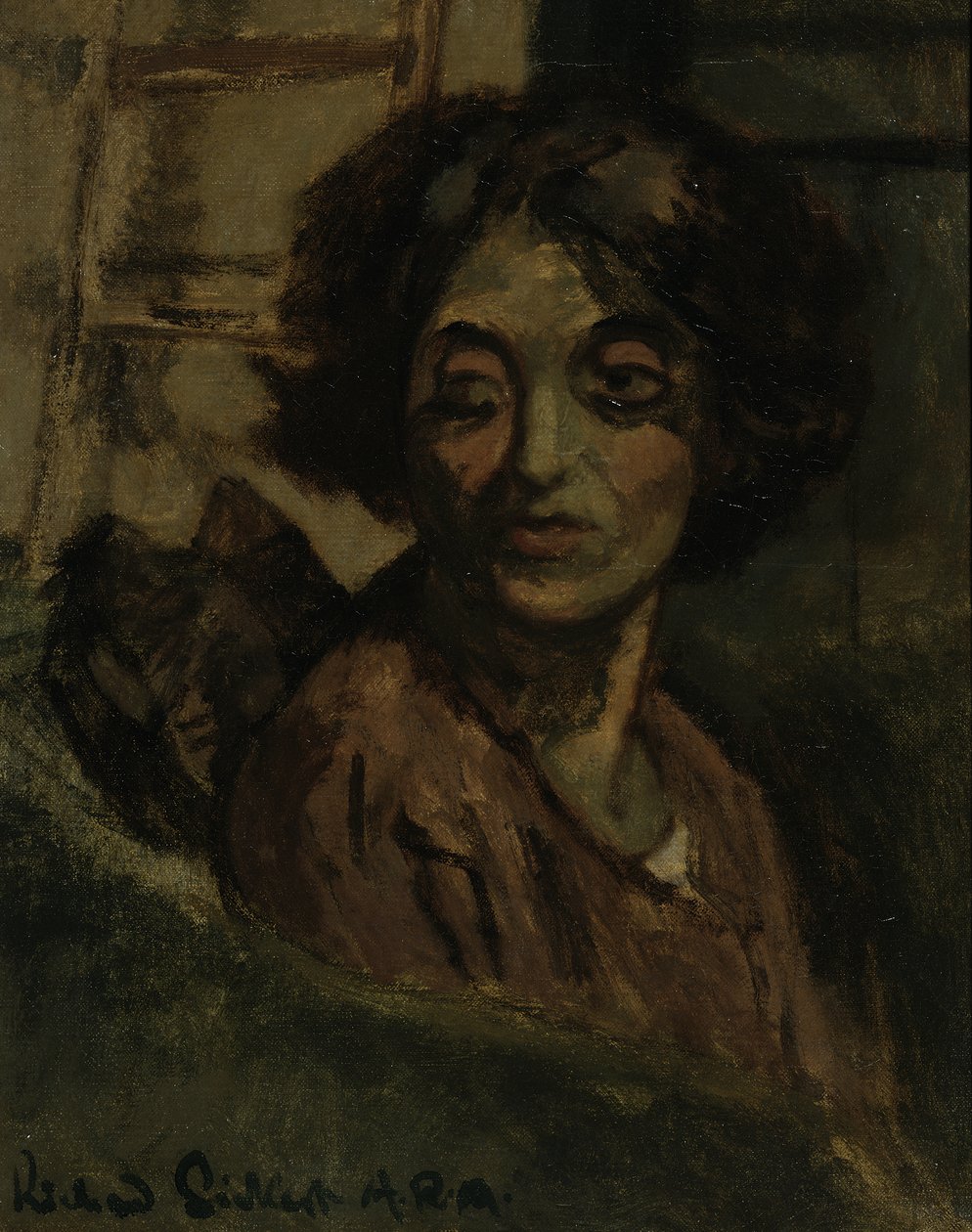 Portrait of a Woman - Therese Lessore by Walter Richard Sickert