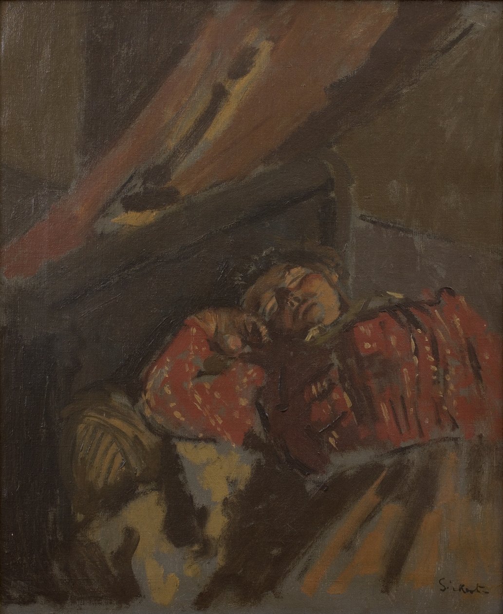 Red Patterned Blouse, c. 1907 by Walter Richard Sickert