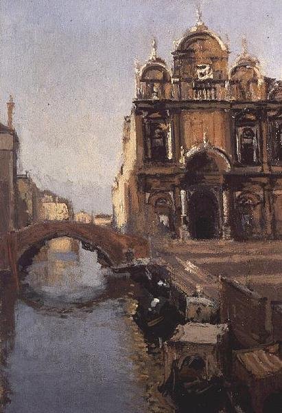 Scuola Grande di San Marco and Rio dei Mendicanti, Venice by Walter Richard Sickert