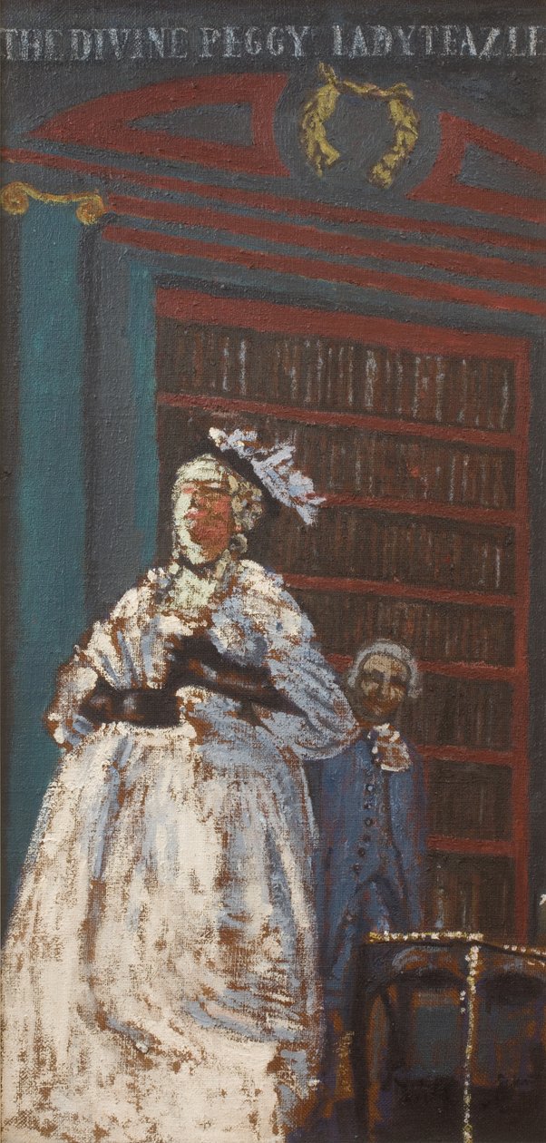 The Divine Peggy - Lady Teazle by Walter Richard Sickert