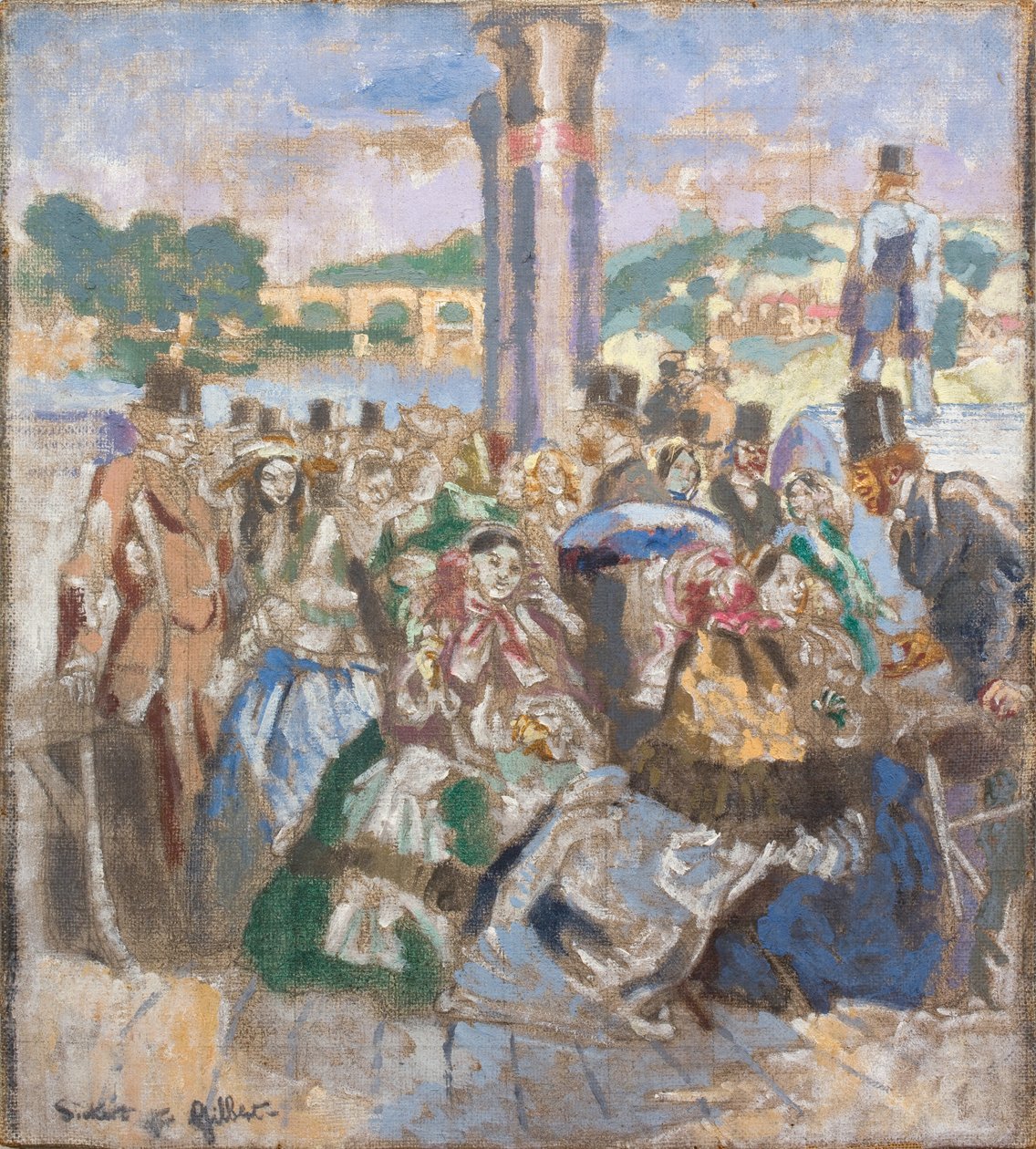 The River [After John Gilbert], c. 1930-31 by Walter Richard Sickert