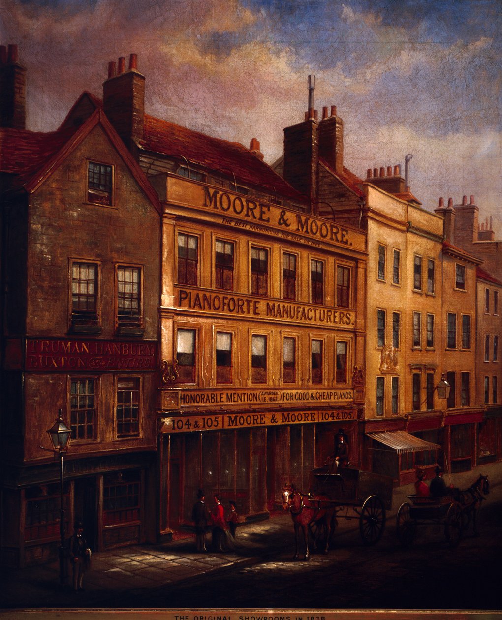 Bishopsgate, London, in 1871 by Walter Riddle