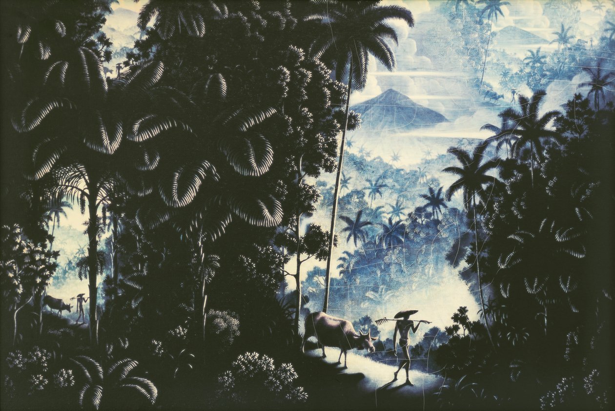 The landscape and her children by Walter Spies