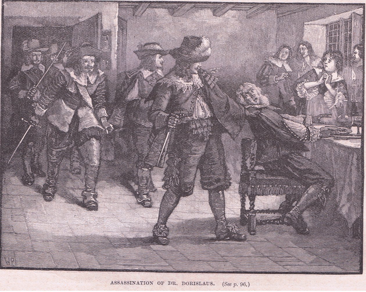 Assassination of Dr. Dorislaus by Walter Stanley Paget