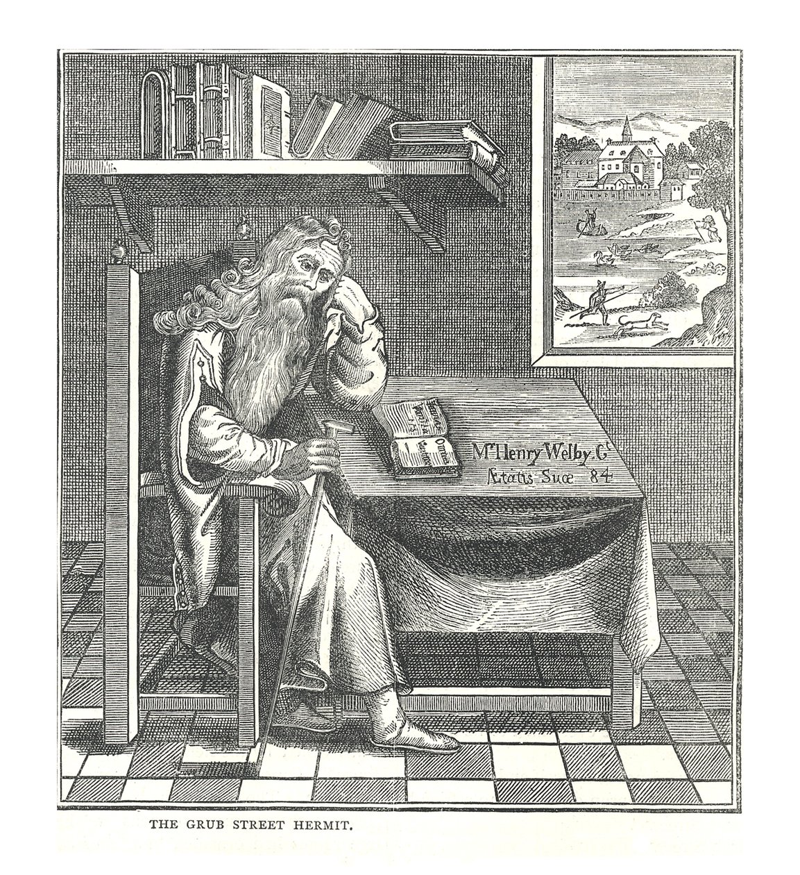 The Grub Street Hermit by Walter Thornbury
