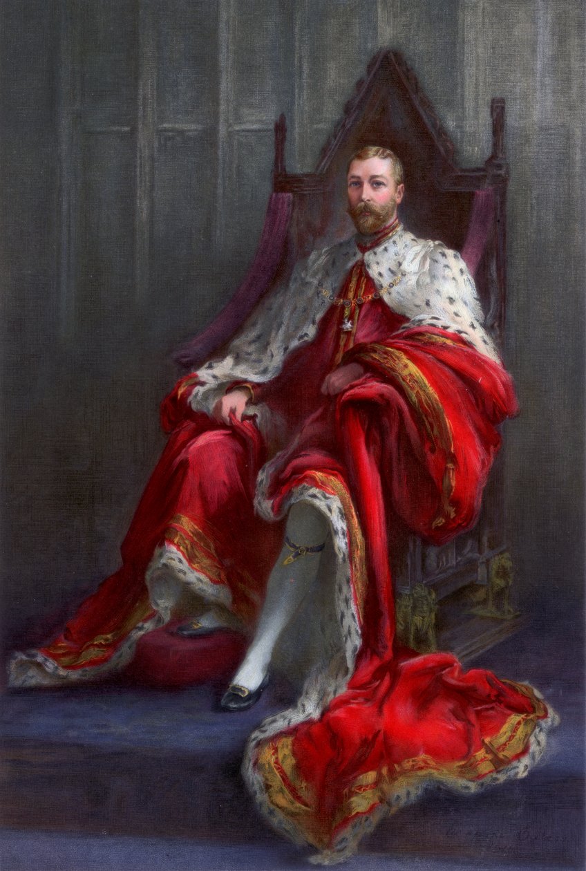 King George V, in the Year of His Coronation by Walter William Ouless