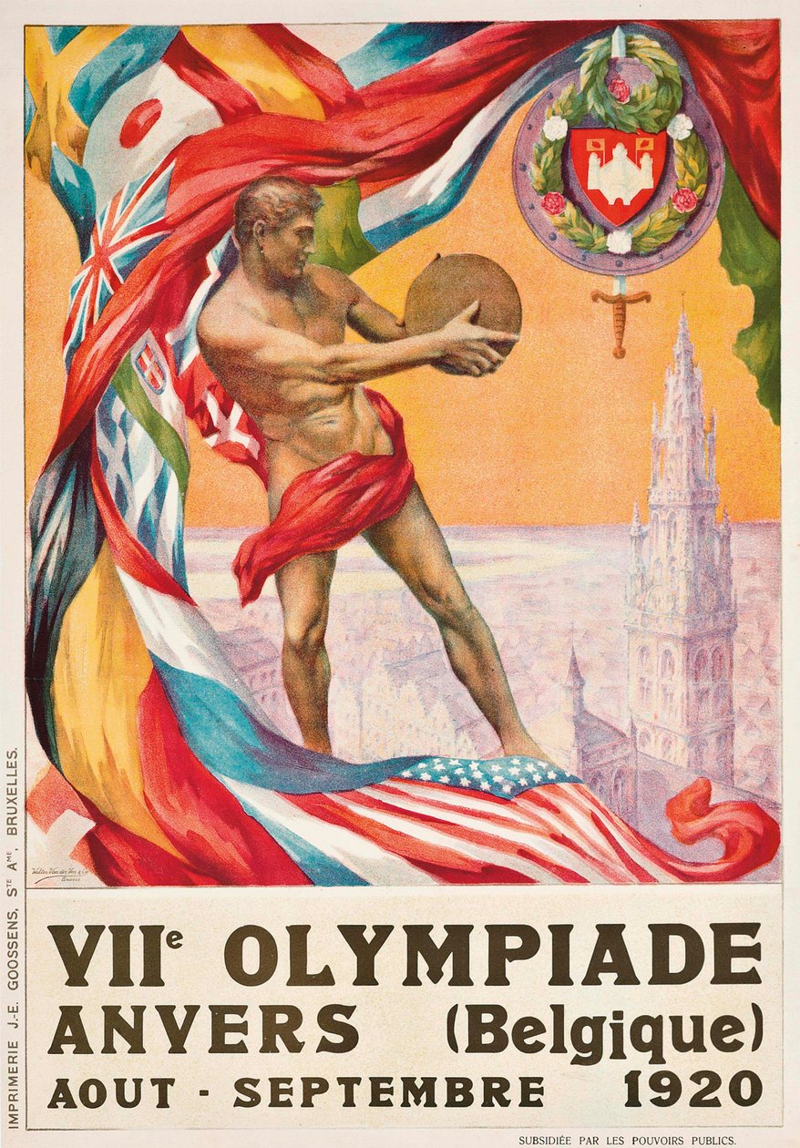 The 1920 Summer Olympics in Antwerp, 1920 by Walter van der Ven