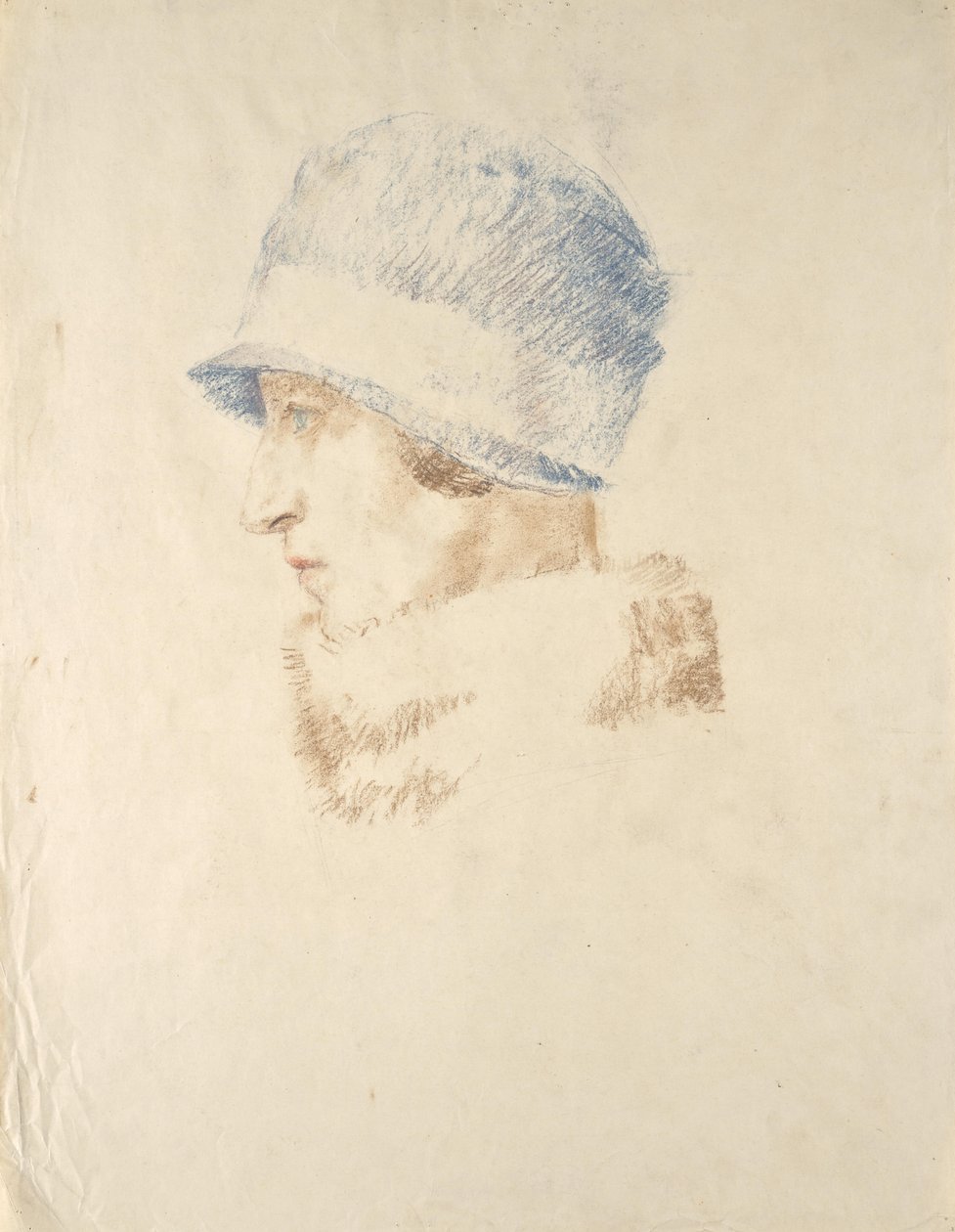 Lady with Hat by Walther Gamerith