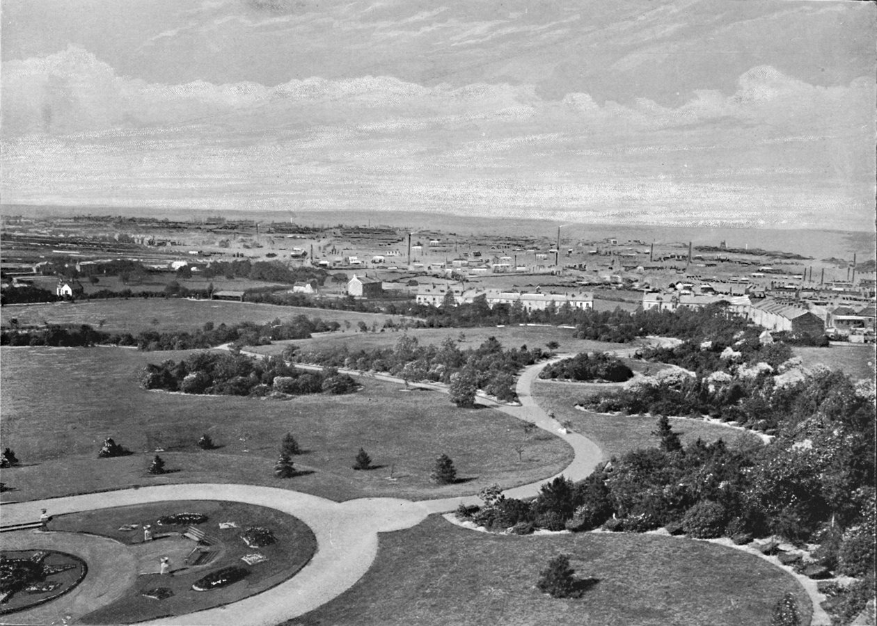 Barnsley Park and Town by Warner Gothard