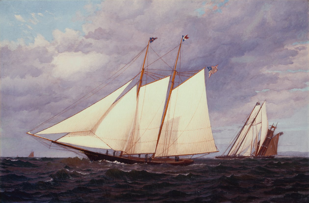 The Cornelia at the New York Yacht Club Regatta, June 11 by Warren Sheppard