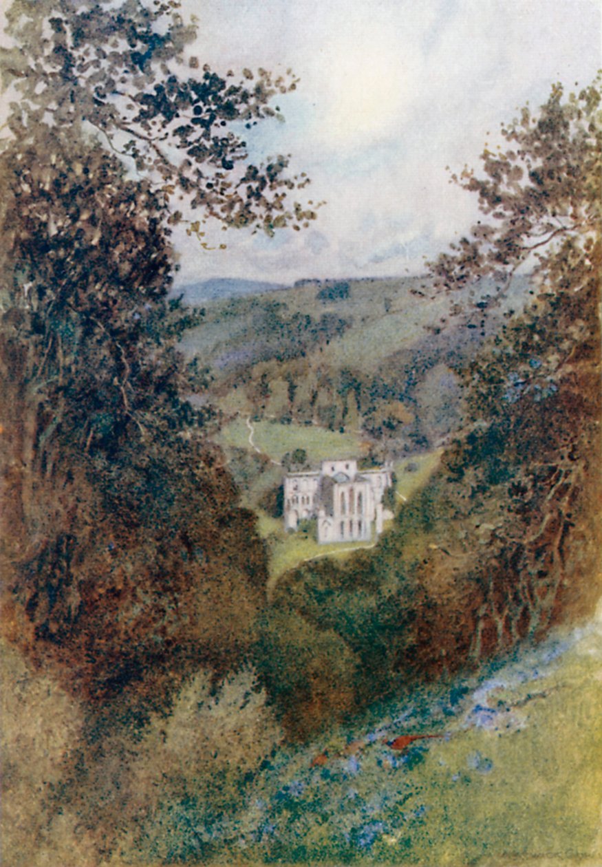 Rievaulx Abbey from the Terrace by Warwick (after) Goble