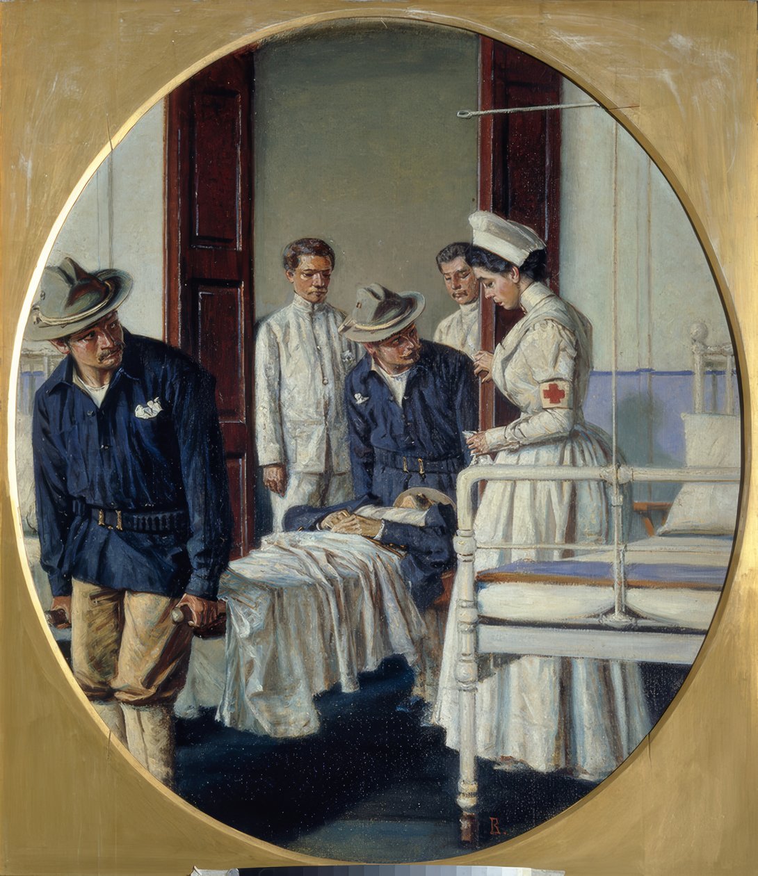 In a Hospital by Wassili W. Werestschagin