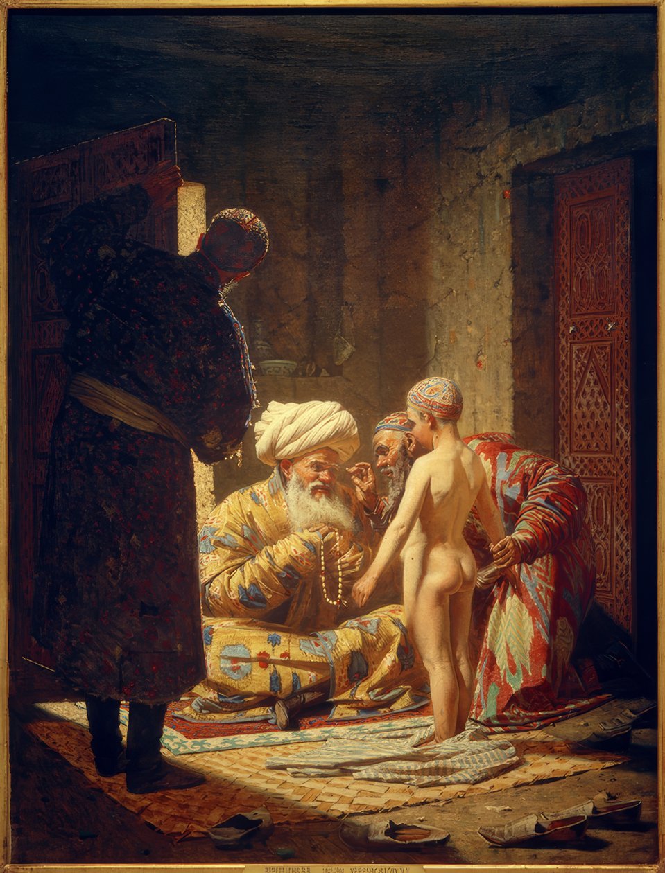 Sale of a Slave Boy by Wassili W. Werestschagin