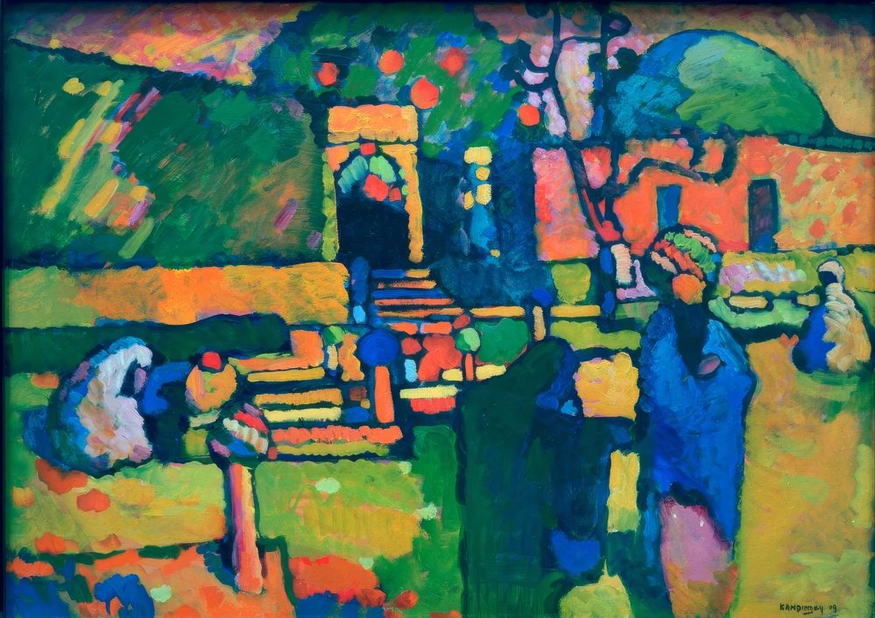 Arab Cemetery by Wassily Kandinsky
