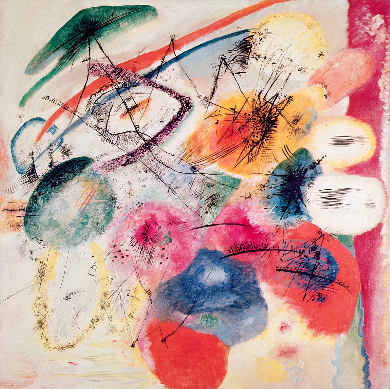Black Lines by Wassily Kandinsky