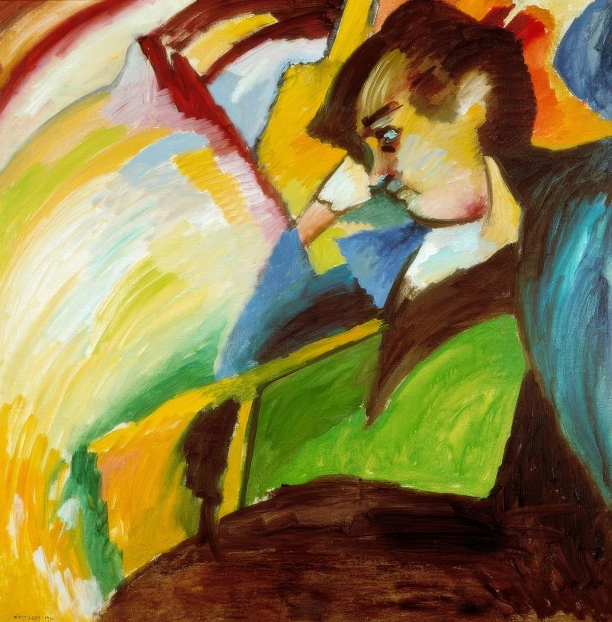 Lady by Wassily Kandinsky