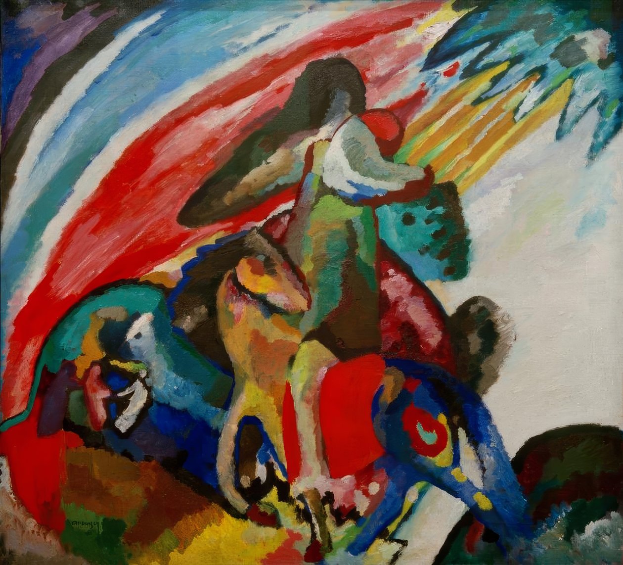 Improvisation 12 (The Rider) by Wassily Kandinsky