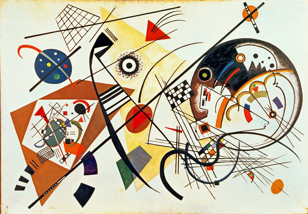 Intersecting Lines by Wassily Kandinsky