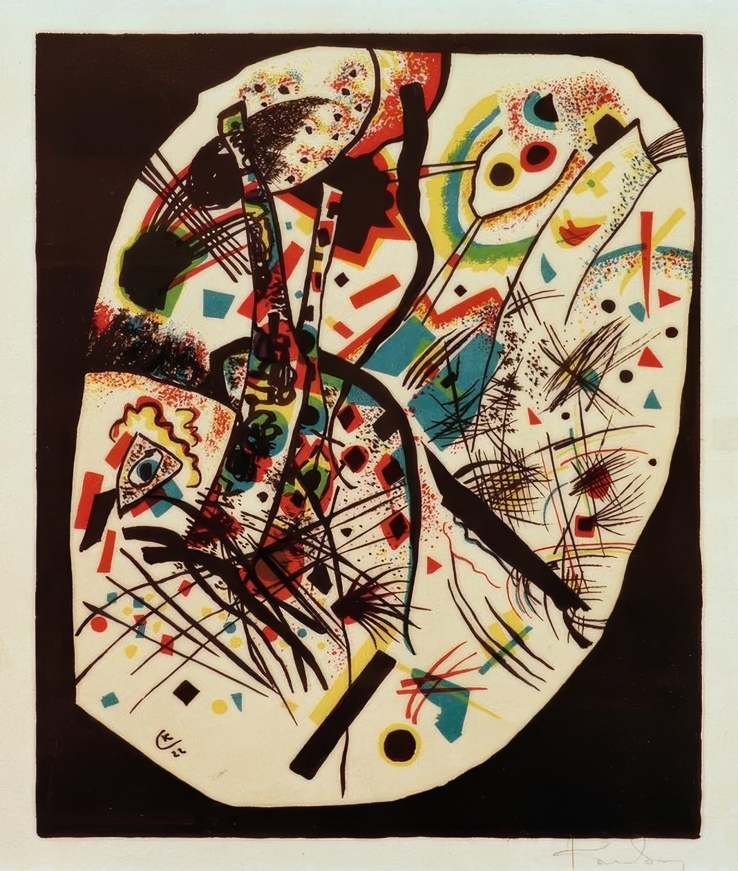 Small Worlds, Plate 3 by Wassily Kandinsky