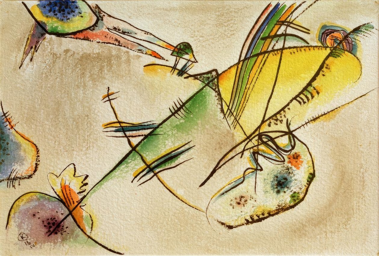 Composition B by Wassily Kandinsky