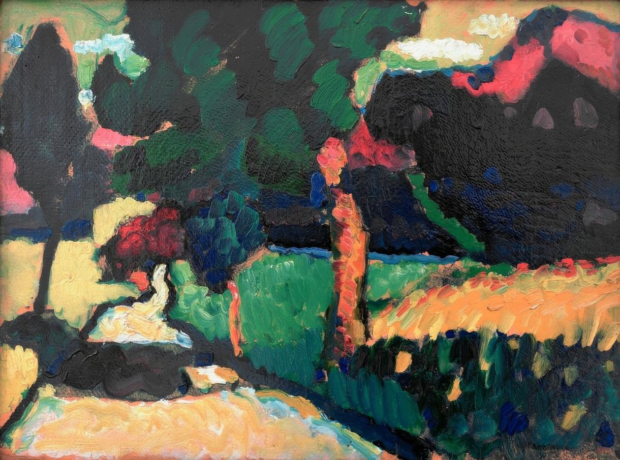 Murnau – Summer Landscape by Wassily Kandinsky