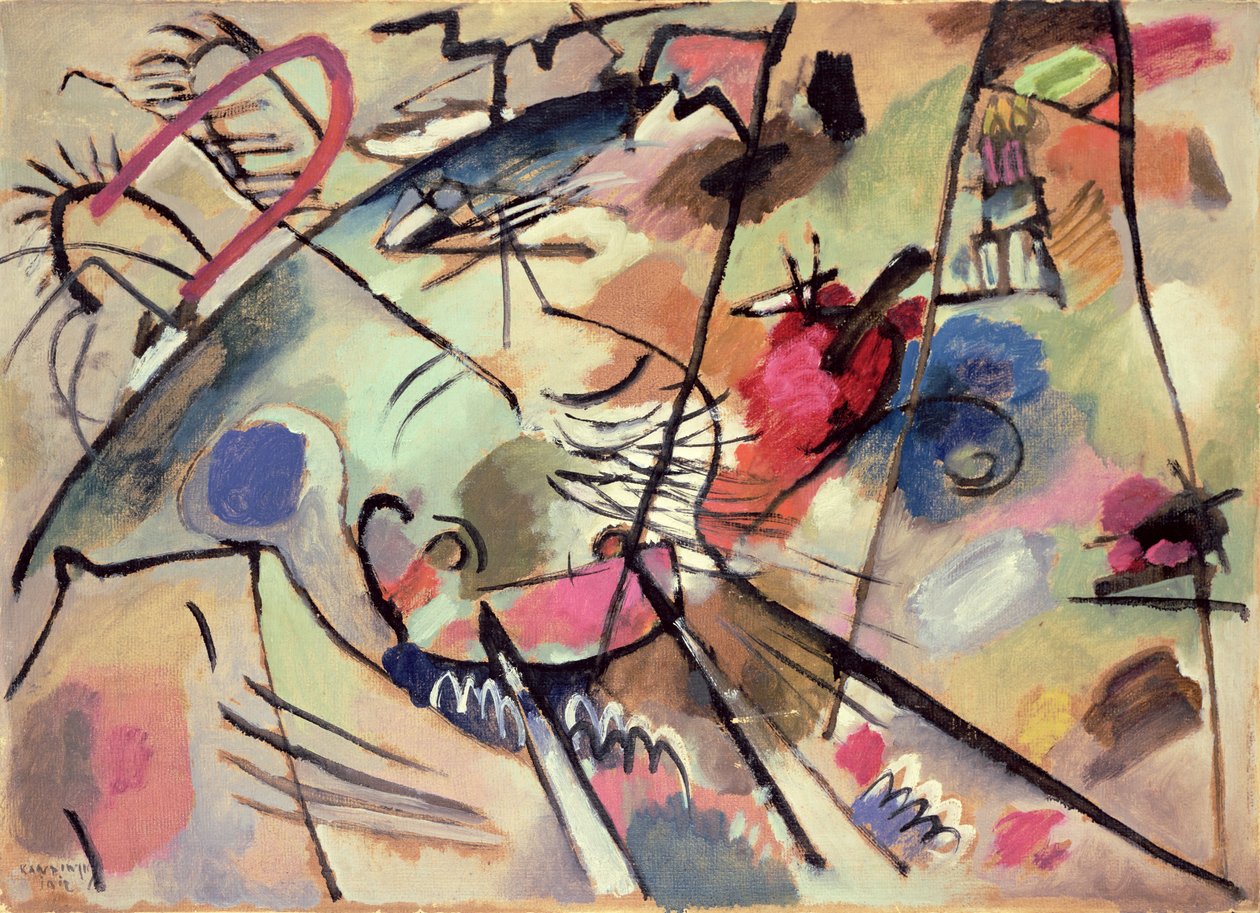 Study for Improvisation 24, 1912 by Wassily Kandinsky