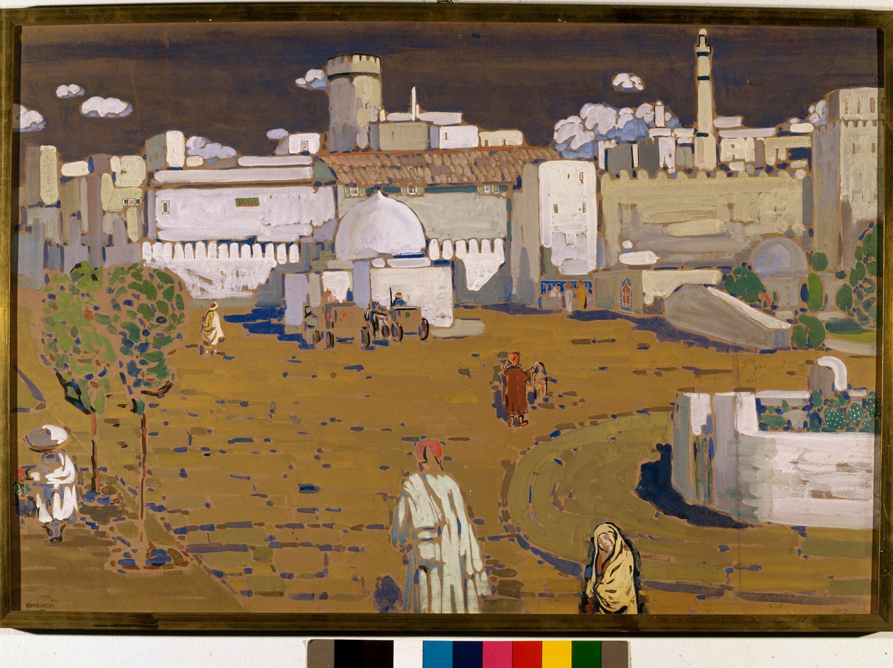 View of a Town in Morocco, 1904 by Wassily Kandinsky
