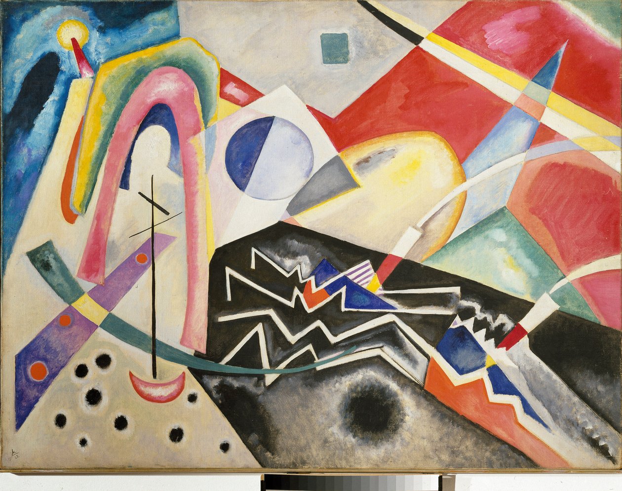 Zig-Zag White, 1922 by Wassily Kandinsky