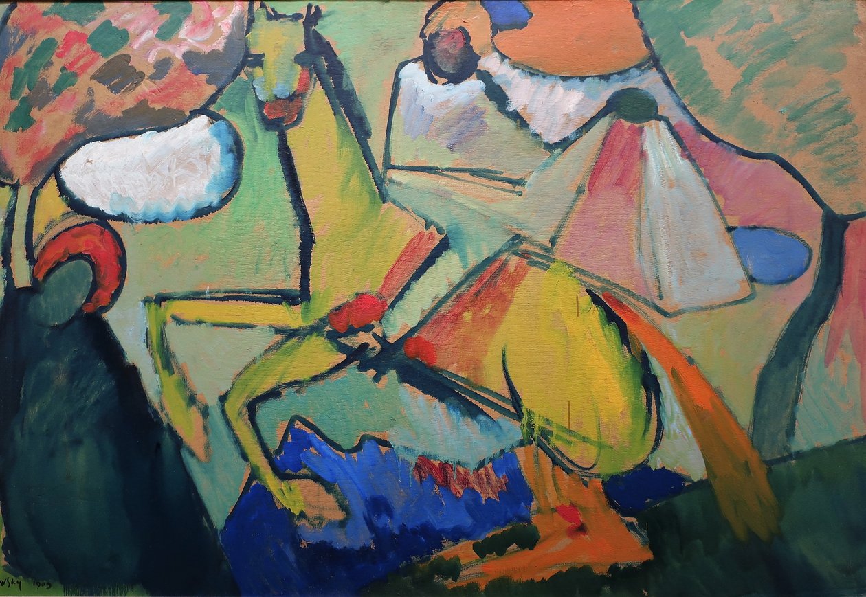 1909 Kandinsky Rider by Wassily Kandinsky