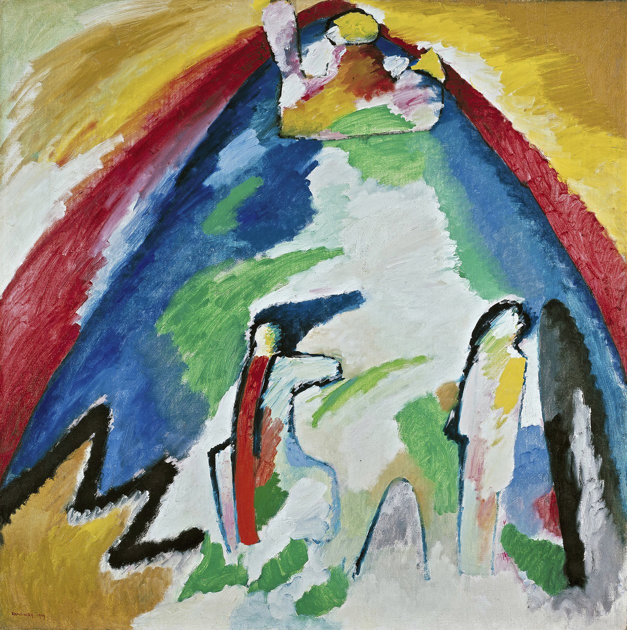 A Mountain, 1909 by Wassily Kandinsky