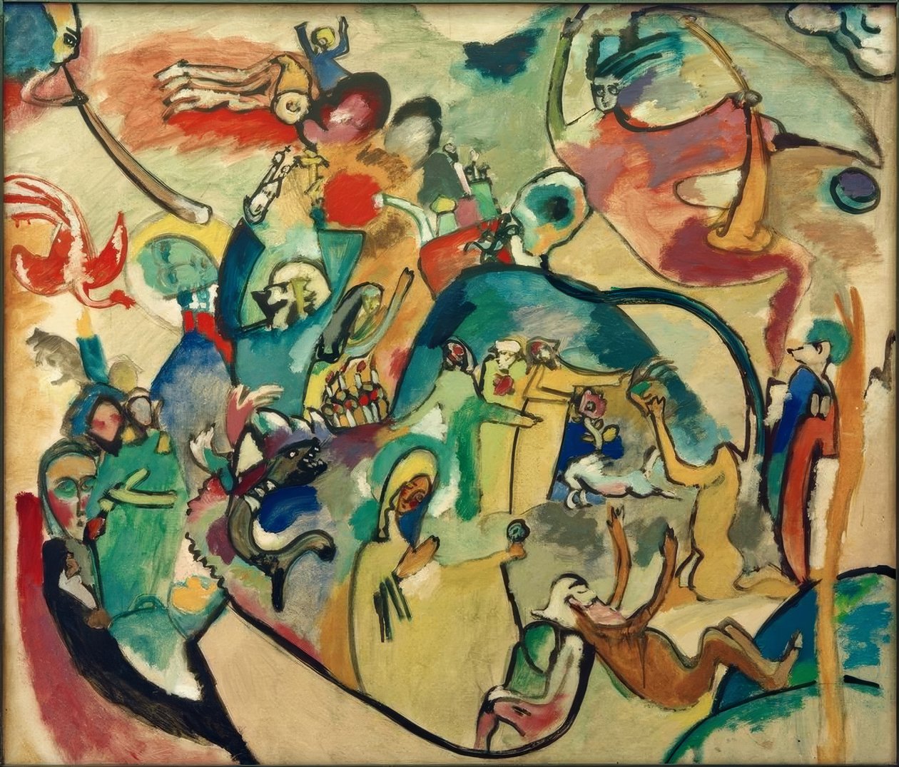 All Saints II by Wassily Kandinsky