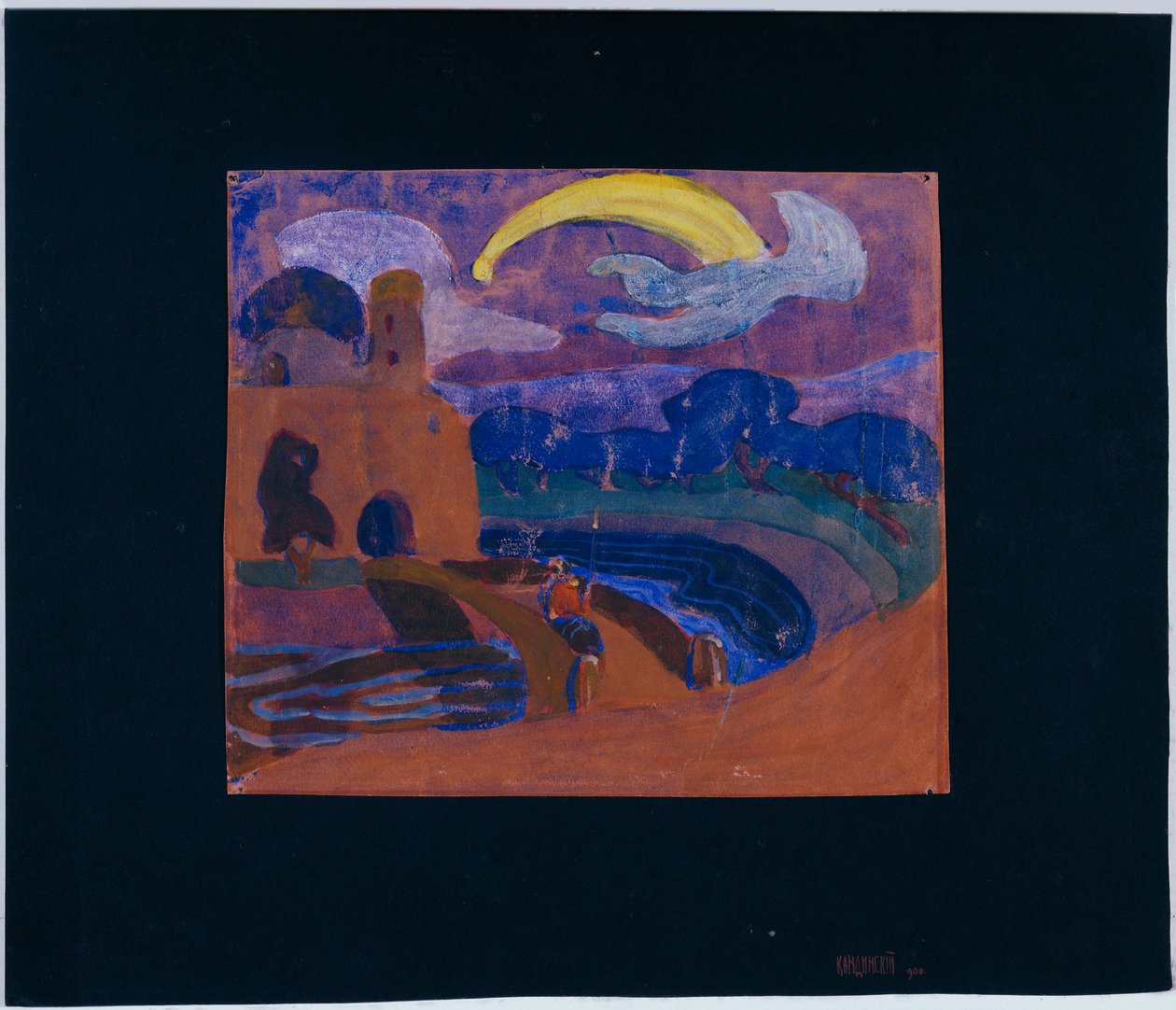The Comet (Nocturnal Rider?) by Wassily Kandinsky