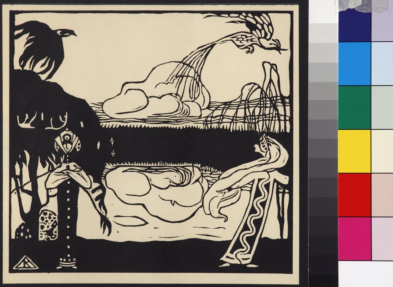 Two Birds by Wassily Kandinsky