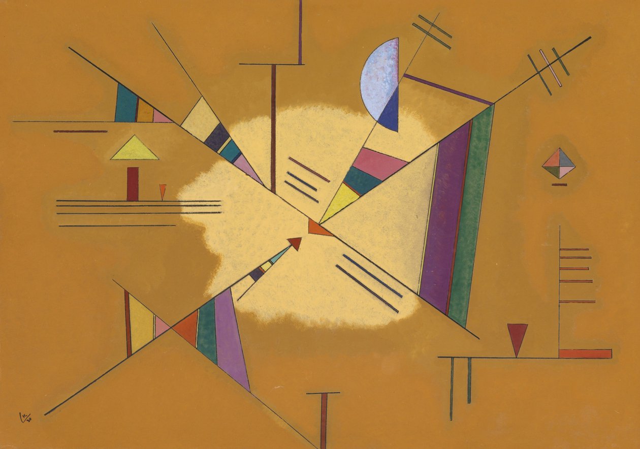 Diagonal by Wassily Kandinsky