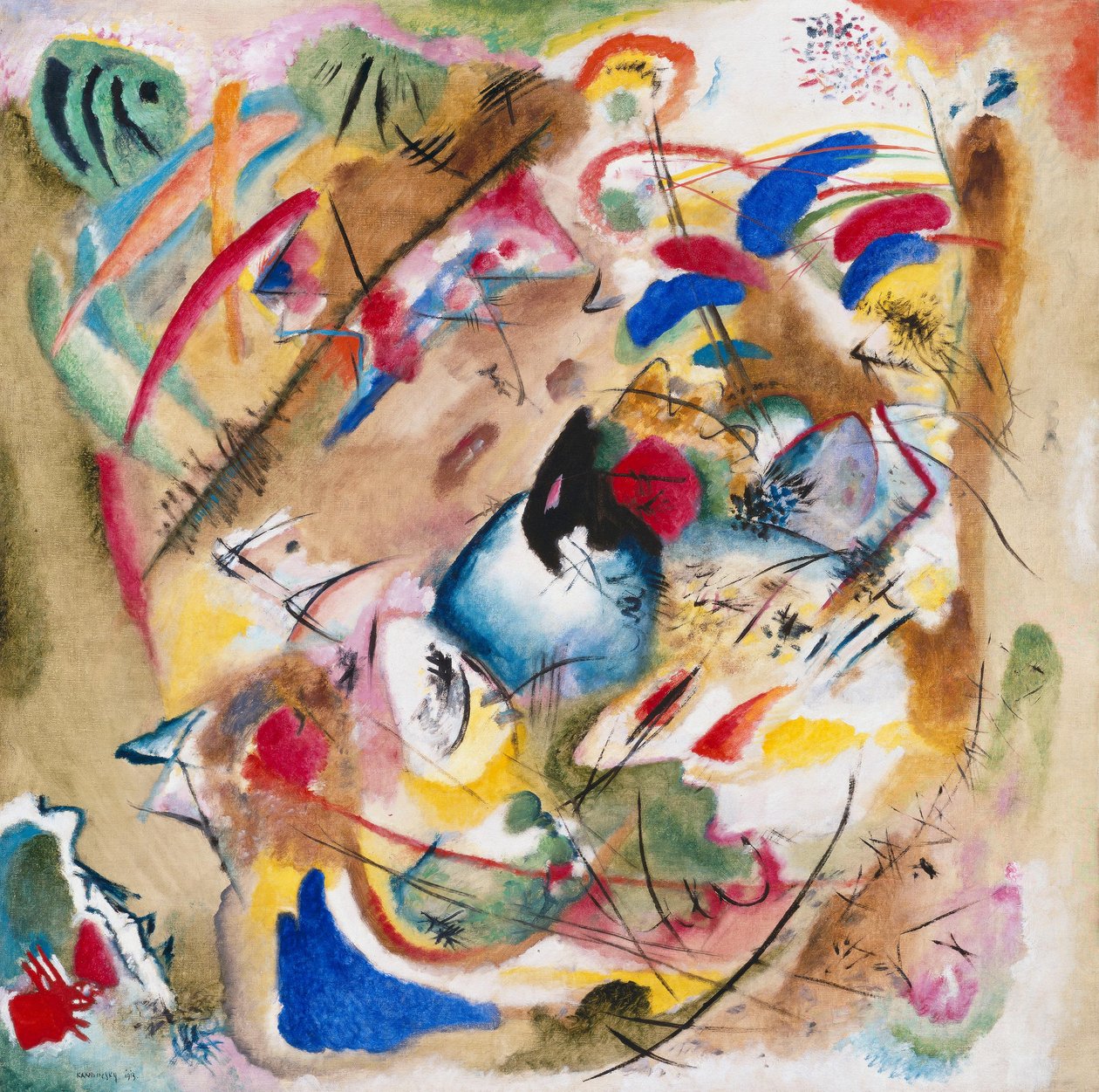 Dreamy Improvisation by Wassily Kandinsky