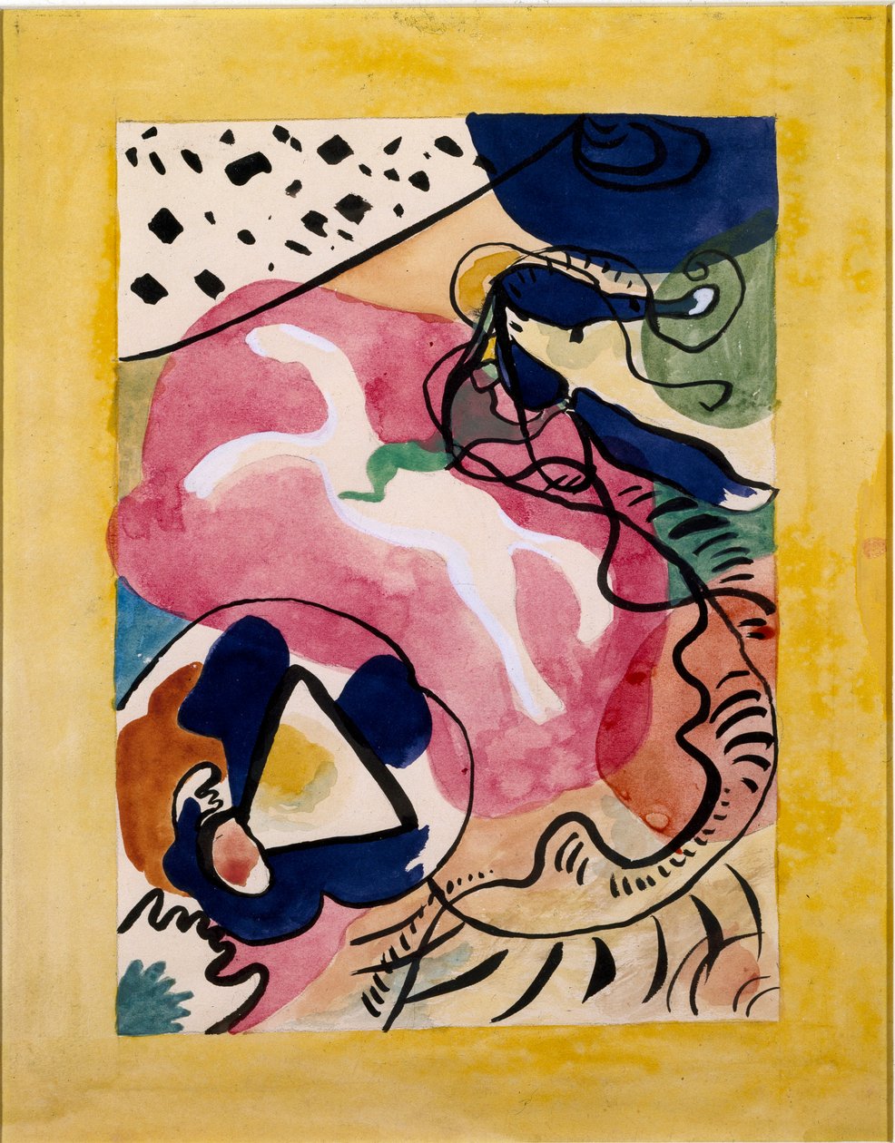 Expressionism: cover project for the almanac of 'The Blue Rider' (Der ...