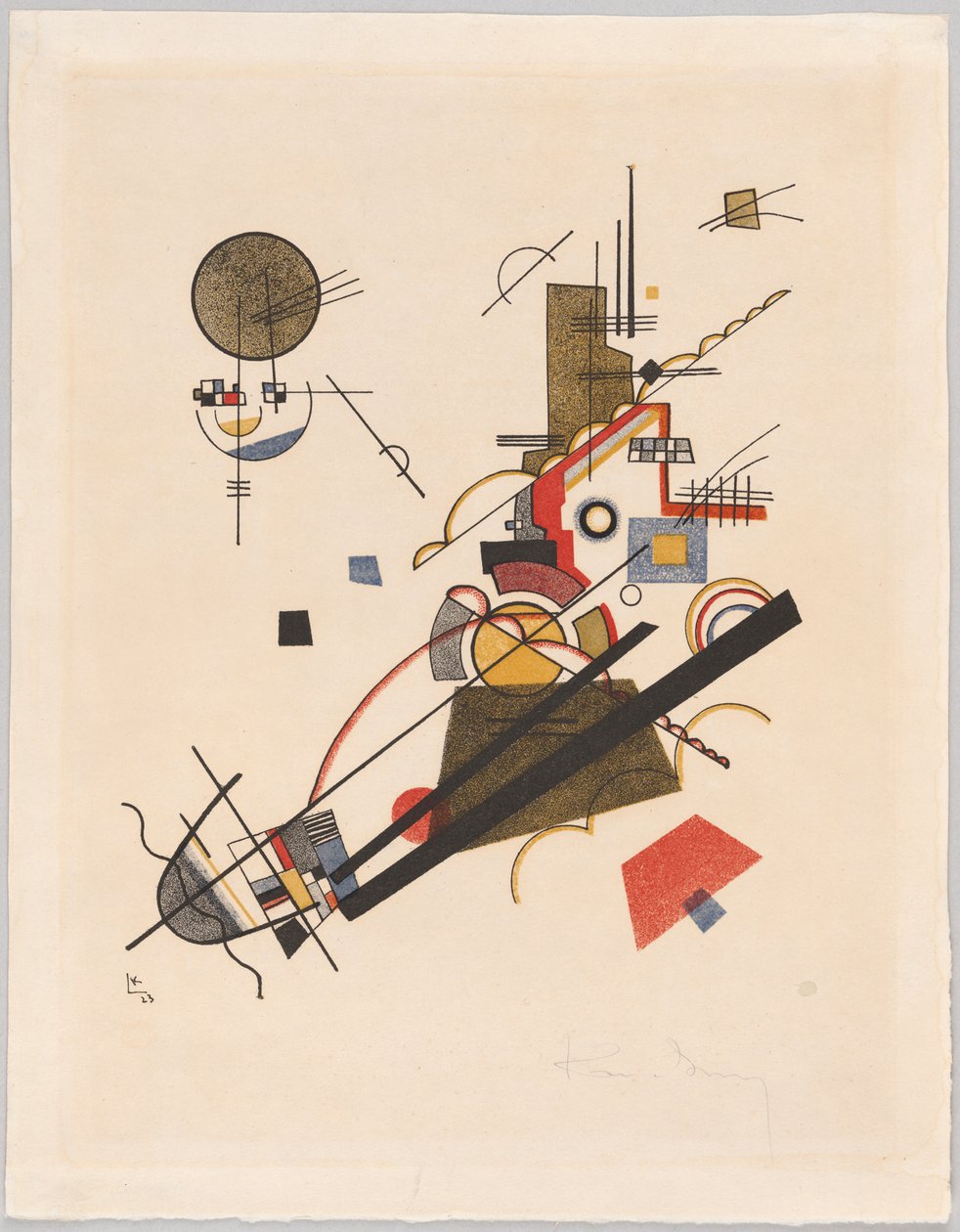Joyful Ascent, 1923 by Wassily Kandinsky