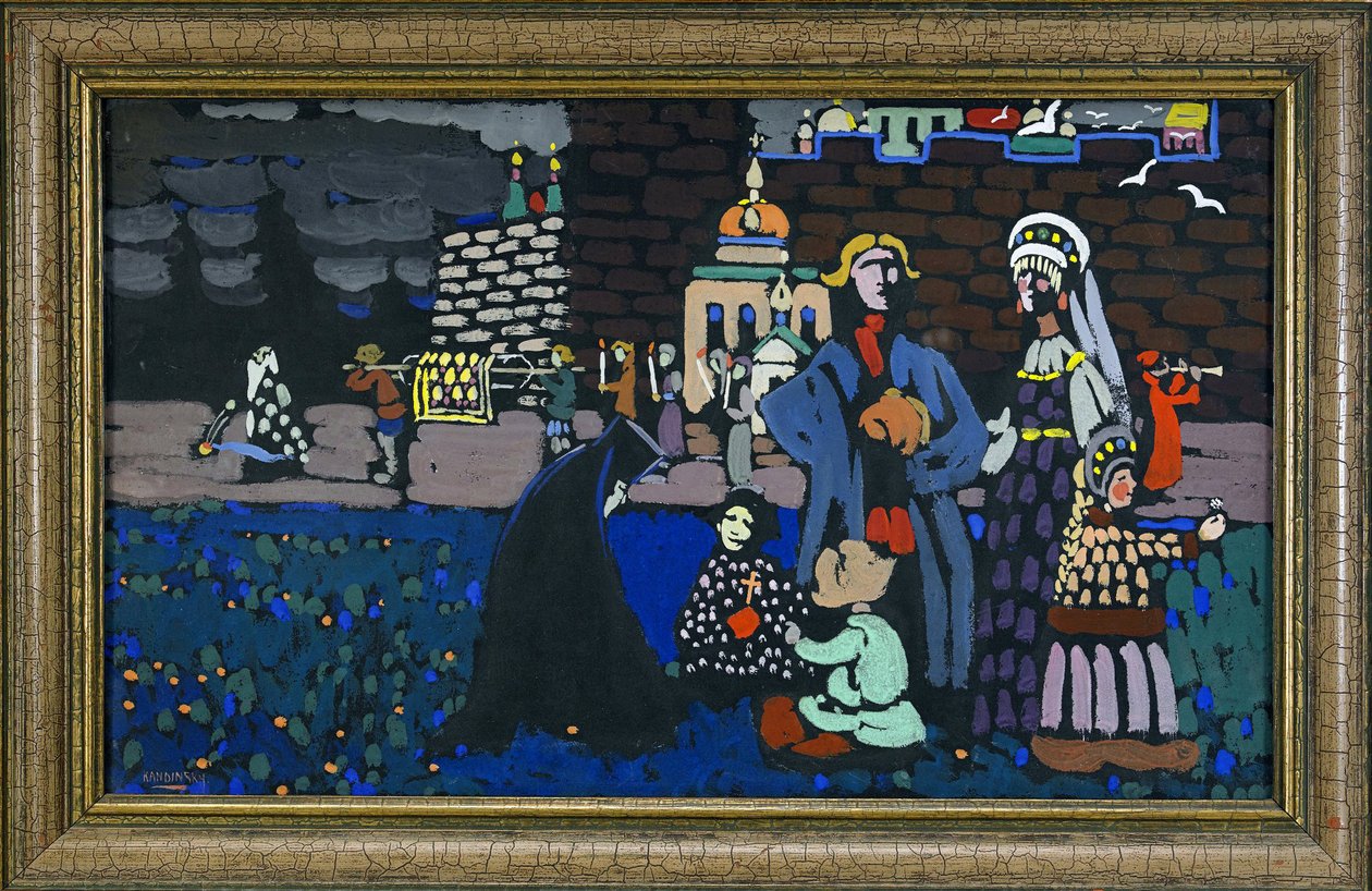 Funeral by Wassily Kandinsky