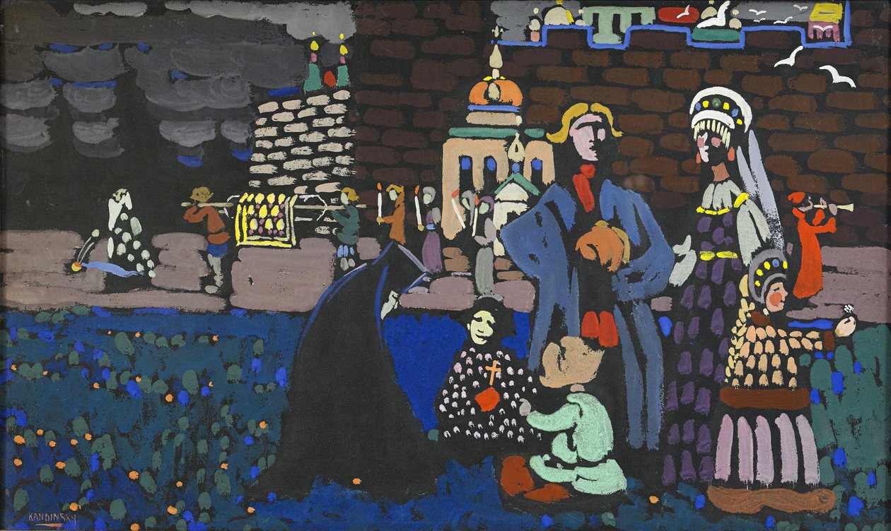 Funeral by Wassily Kandinsky