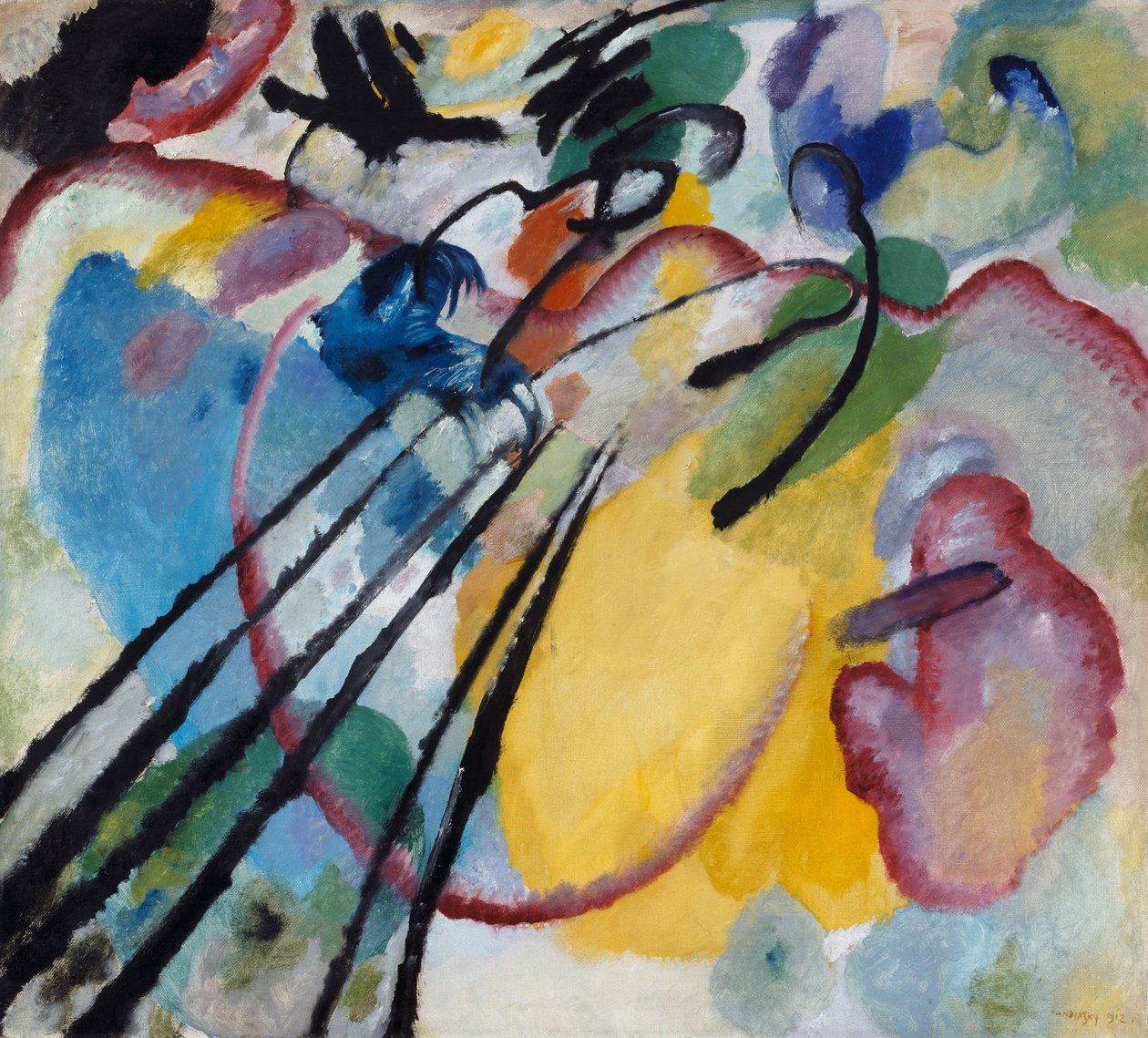 Improvisation 26 (Rudern) by Wassily Kandinsky