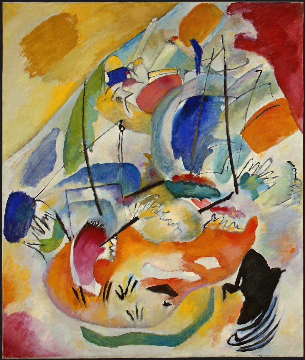 Improvisation 31, Sea Battle by Wassily Kandinsky