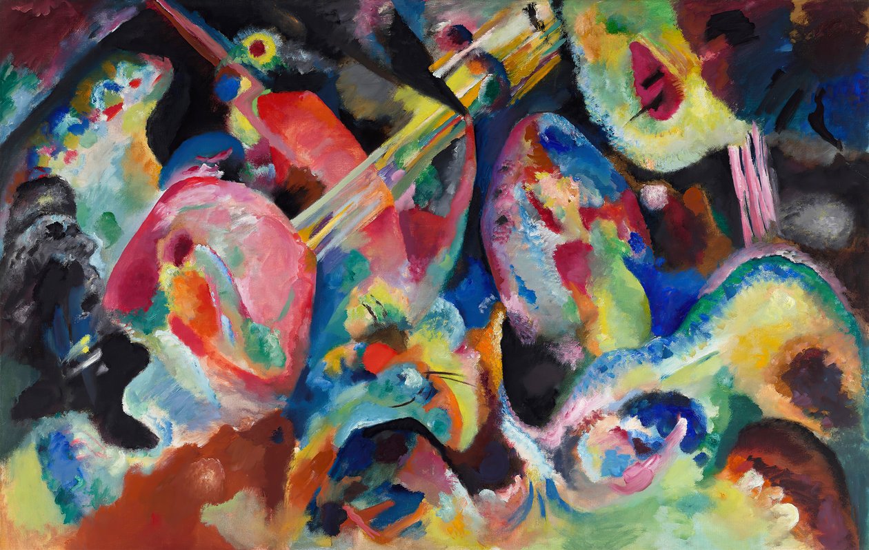 Improvisation. Deluge by Wassily Kandinsky